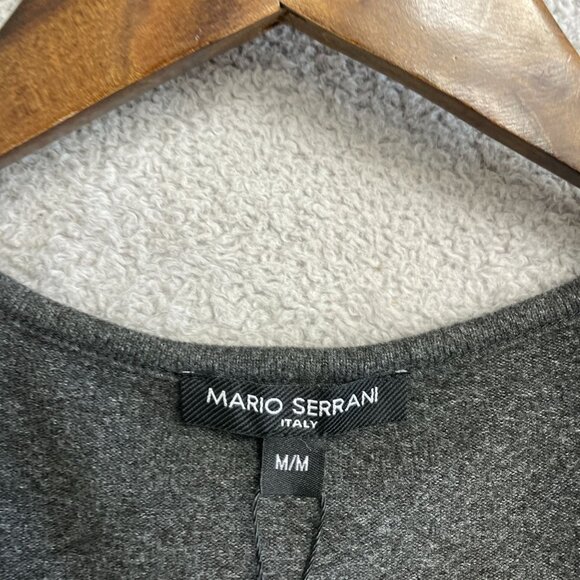 NEW Mario Serrani Women's M Long Sleeve Knit Top Gray - Picture 6 of 9